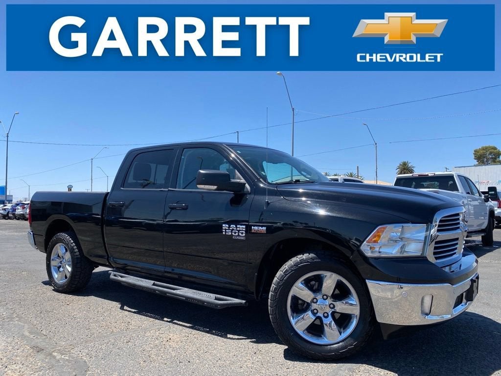 2019 RAM 1500 Classic Big Horn in Black — front three-quarter view