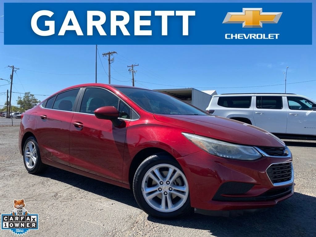 2018 Chevrolet Cruze LT in Cajun Red Tintcoat — front three-quarter view