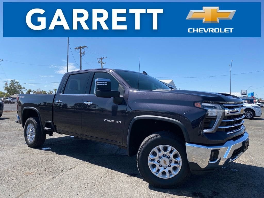 2024 Chevrolet Silverado 2500 HD LTZ in Dark Ash Metallic — front three-quarter view