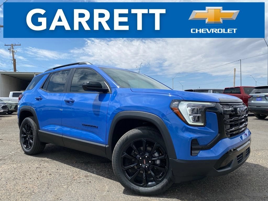 2026 GMC Terrain Elevation in Rapids Metallic — front three-quarter view