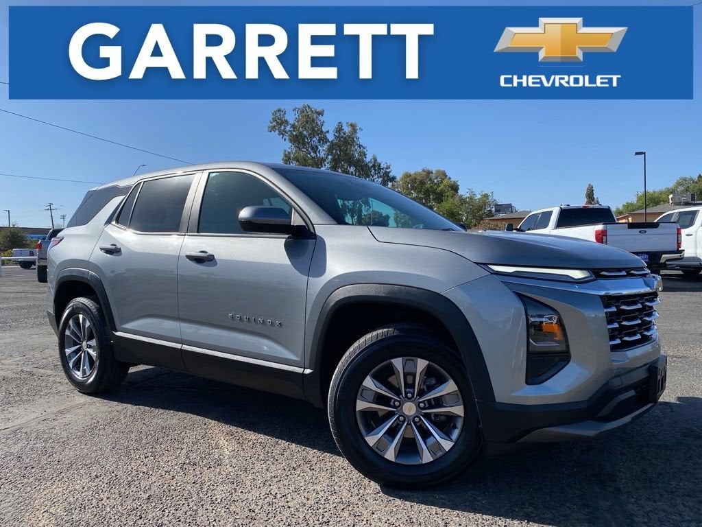 2025 Chevrolet Equinox LT in Sterling Gray Metallic — front three-quarter view