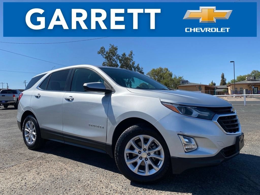 2018 Chevrolet Equinox LT in Silver Ice Metallic — front three-quarter view
