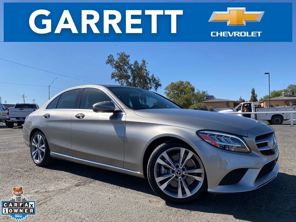 2019 Mercedes-Benz C-Class C 300 in Gold — front three-quarter view
