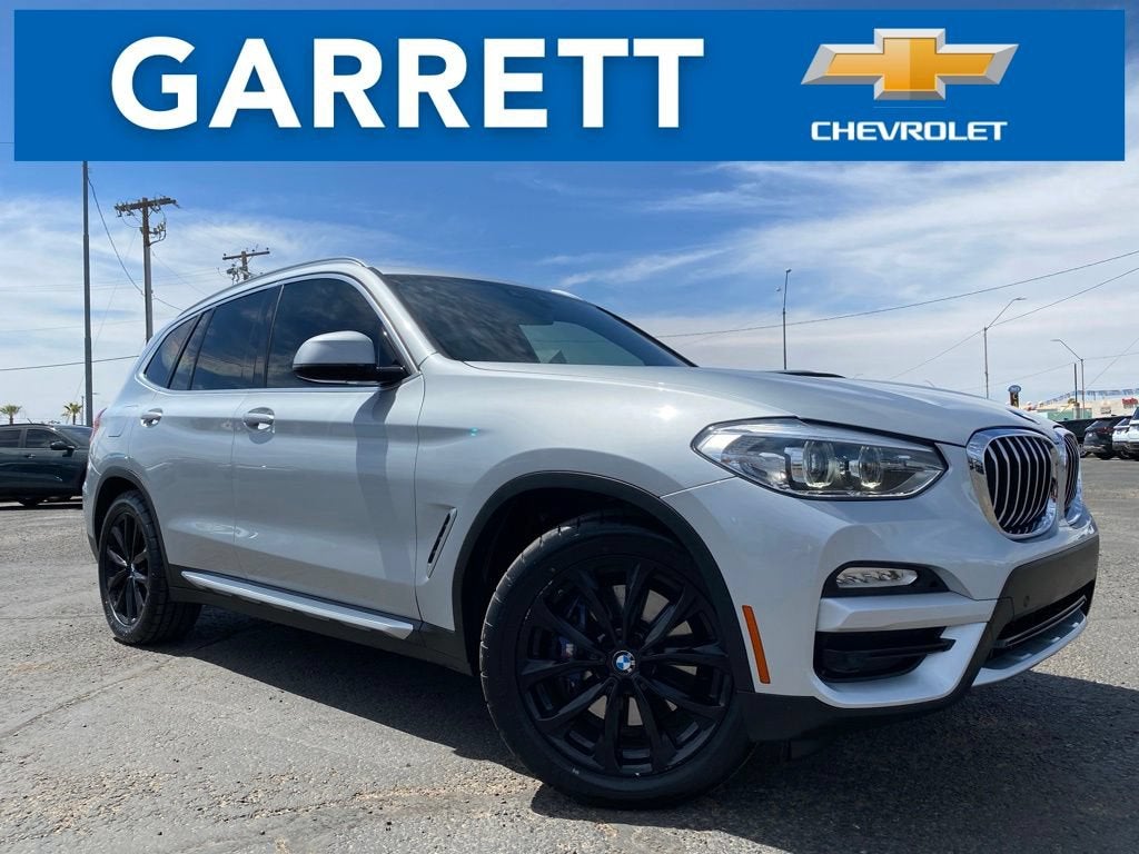 2019 BMW X3 xDrive30i in Silver — front three-quarter view