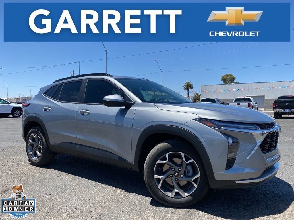 2026 Chevrolet Trax LT in Sterling Gray Metallic — front three-quarter view
